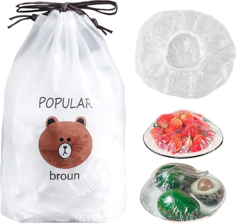 ١٠٠ قطعة من أغطية الحاويات البلاستيكية القابلة للتعديل لأكياس تخزين الطعام الطازج، أغطية مرنة قابلة لإعادة الاستخدام لحفظ الطعام طازجًا، أفضل مورد للمنتجات بيغي بيل